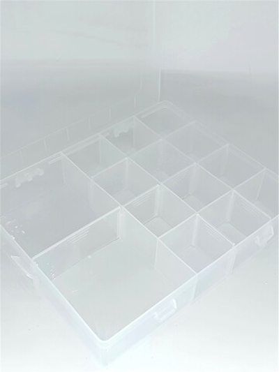 Контейнер для бисера, 14 секций, 21х16,5х3,2 см