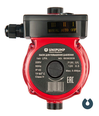 Насос циркуляц. (для пов. давления) UNIPUMP UPА 15-90 160