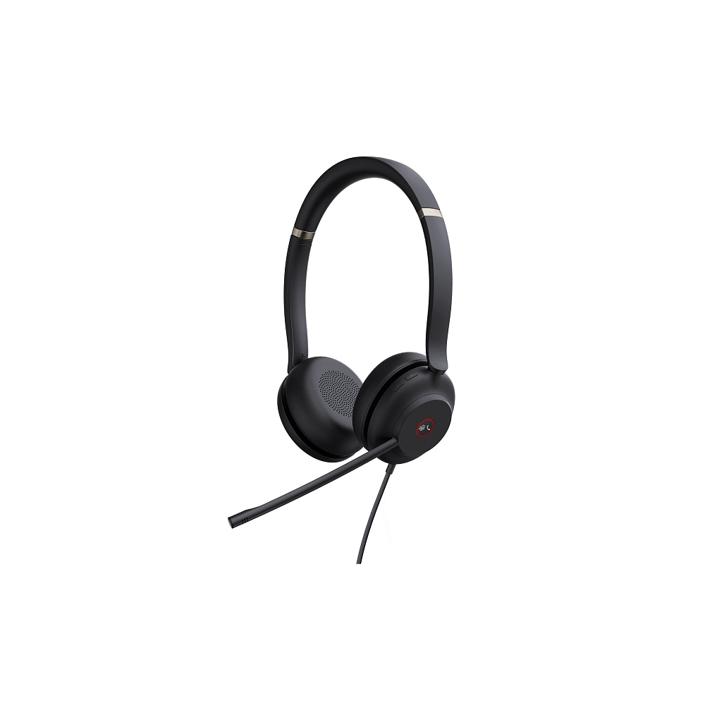 Головная гарнитура Yealink UH37 Dual UC Дуо, Проводная, HD звук, шумоподавление, LED-индикатор, USB