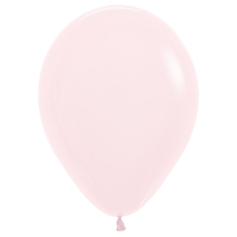 Воздушные шары Sempertex, цвет 609 макарунс нежно-розовый, 100 шт. размер 5&quot;