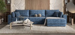 Угловой диван Босс Прайм Макс Велюр Роял Синий(последний экземпляр)