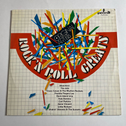 Винтажная виниловая пластинка LP Rock N Roll Greats (Польша 1977) (Carl Perkins, Little Richard, Fats Domino)