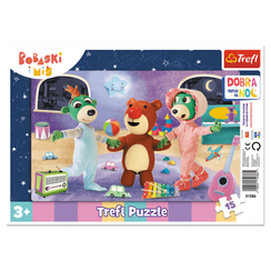 Puzzle "15 Frame"  - Time to sleep - Good night, Trefliks for the night