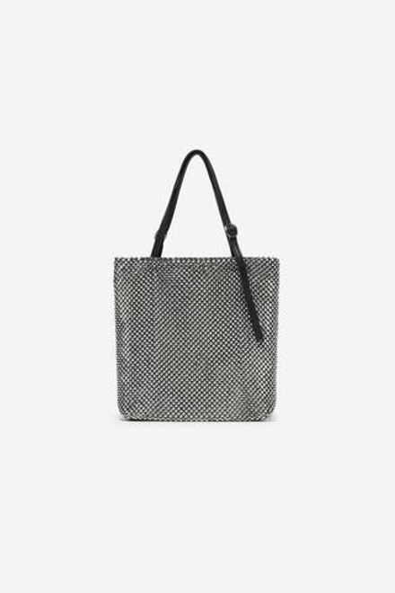 ZARA Х LUDOVIC DE SAINT SERNIN МЕТАЛЛИЧЕСКАЯ СУМКА, СЕРЕБРЯНЫЙ