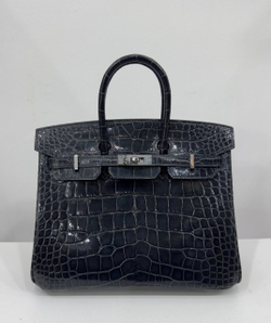 Сумка Hermes из кожи крокодила 25 см
