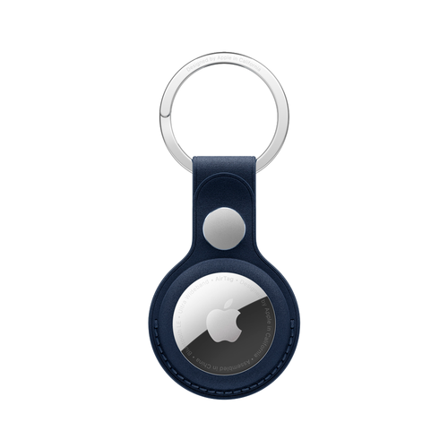 Тканевый брелок с заводным кольцом Apple FineWoven Key Ring для AirTag, Deep Blue (Темно-синий)