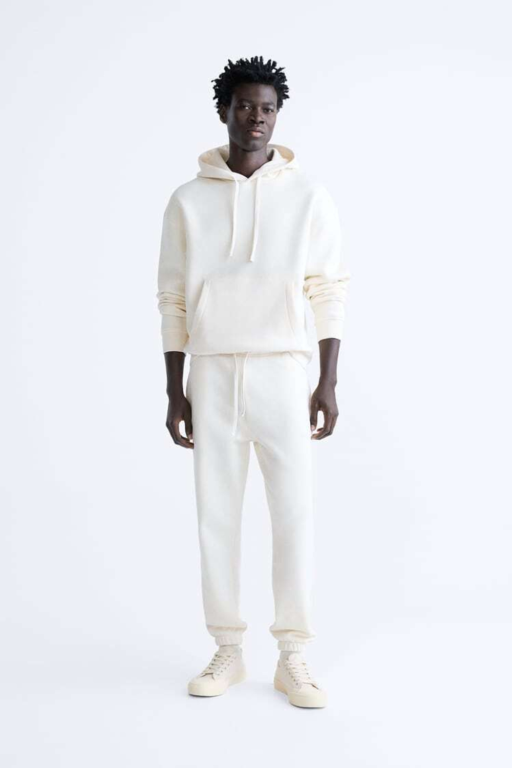 Zara white hoodie deals