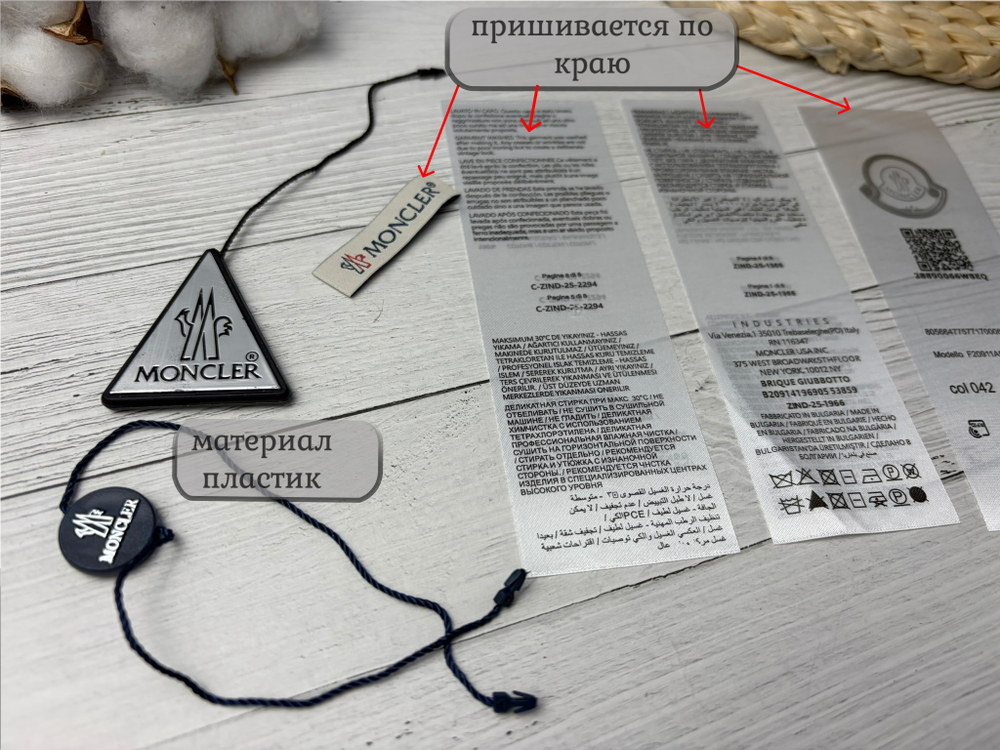 Набор этикеток MONC 6шт