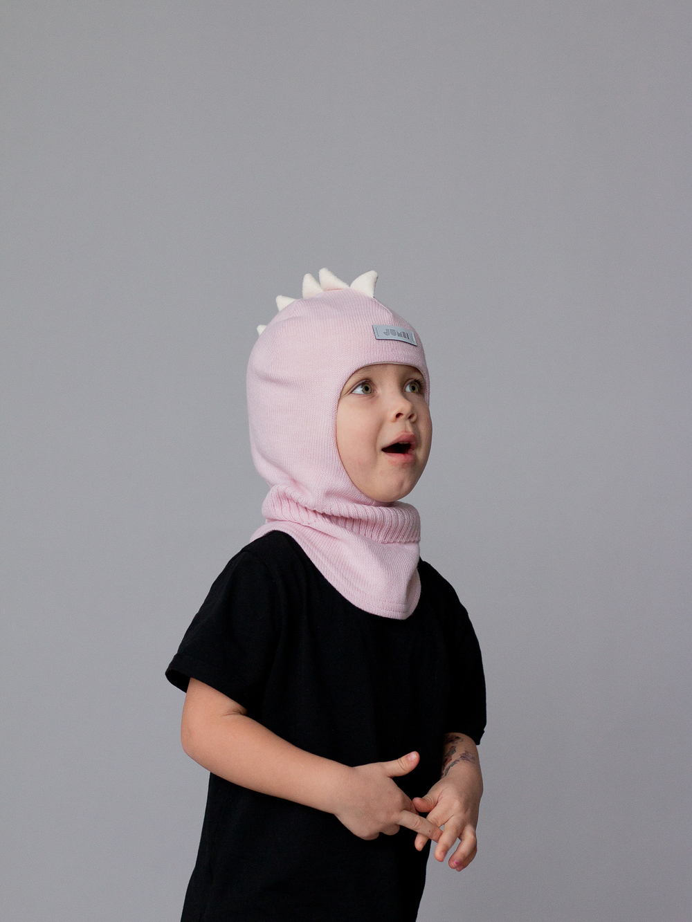 Шлем весенний/осенний вязаный (Безе) ОРЕО*