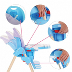 ГЛОБЭКС Стульчик для кормления Космик Люкс регулируемый Белый