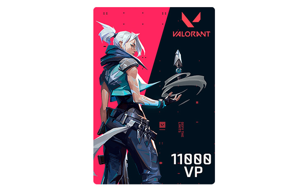 Игровая валюта Valorant: 11000 VP [Цифровая версия] (для ПК, цифровой код доступа)