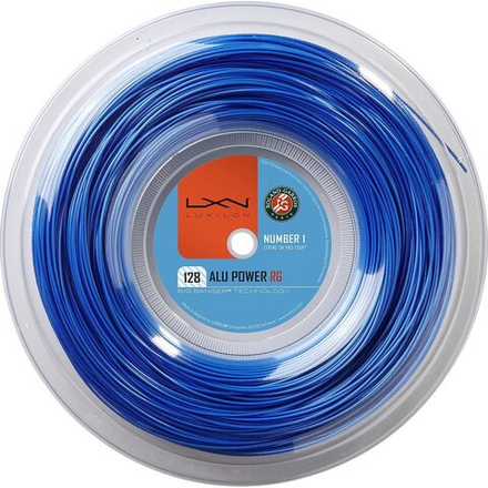 Струны для тенниса LUXILON ALU POWER ROLAND GARROS BLUE 128 В нарезке (1 натяжка) 11 м