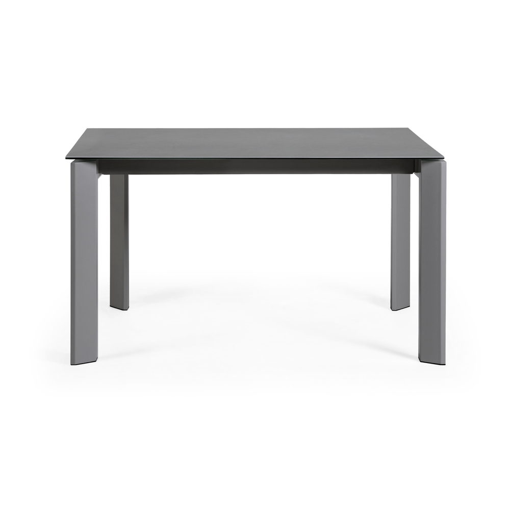 Стол Atta 140 (200) x90 антрацит керамика