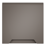 Накладка для розетки с заземлением, защитными шторками и крышкой, S70 (капучино)