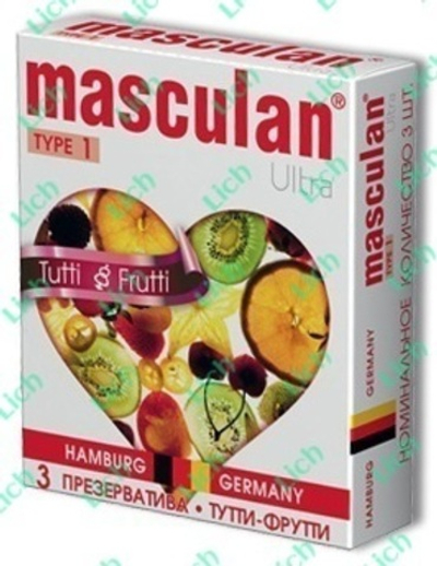 Презервативы Masculan Ultra Тутти-Фрутти (Tutti-Frutti)