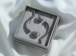 Серьги-джекеты "Serpenti" 52,5мм