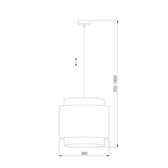 Подвесной светильник TK Lighting 6542 Boho Black