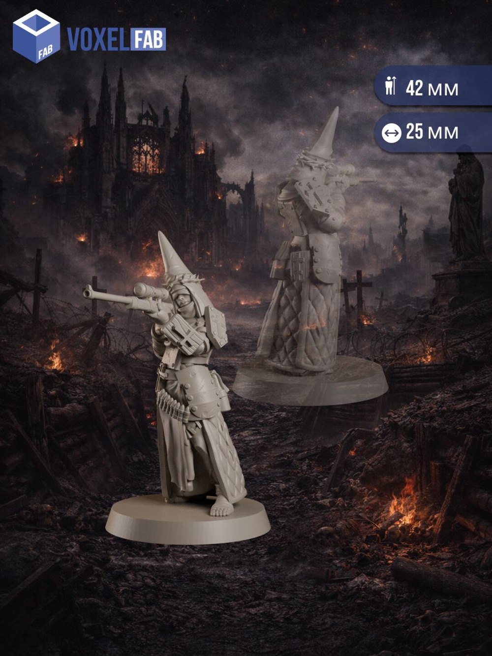 Штурмовой отряд, Траншейные Пилигримы миниатюры для настольных игр РНИ, Trench Crusade