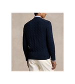 Кардиган из хлопка с косичной вязкой Polo Ralph Lauren