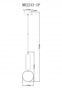 Подвесной светильник MyFar Pierre MR2243-1P