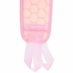 Набор массажных мочалок 3шт «Уход за телом», цвет розовый, 21,5*13см, 80*9см,12см, Zip пакет