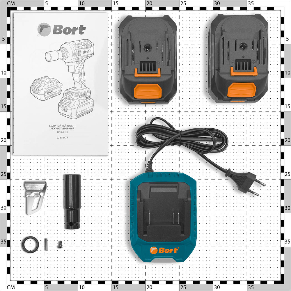 Гайковерт аккумуляторный BORT BSR-21U (2x4Ач+ЗУ)