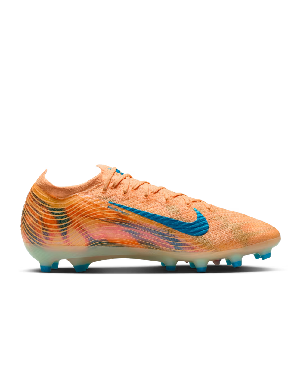 Бутсы Nike Zoom Mercurial Vapor 16 Elite Mbappe AG-Pro - оранжевый