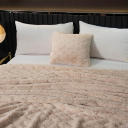 Плед 220х240 Sofi De MarkO Бернард кремовый