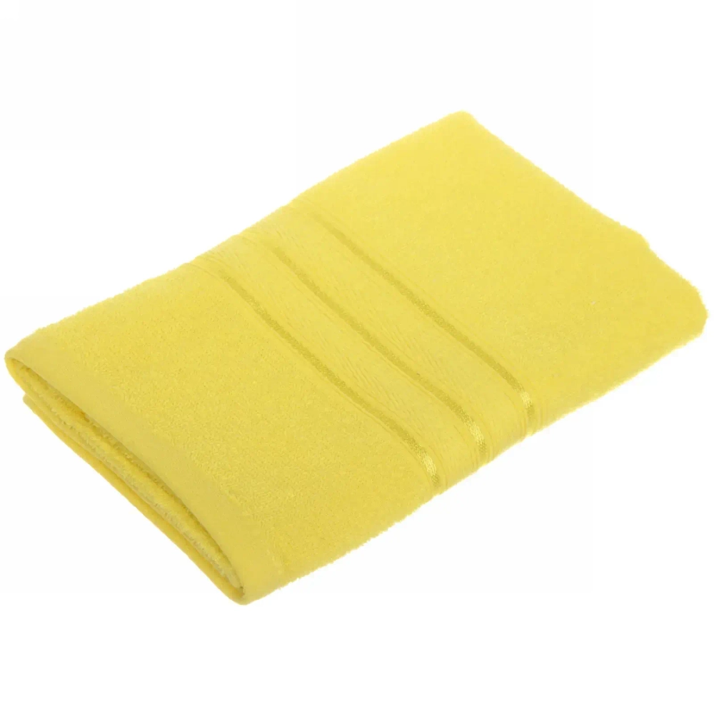 Полотенце махровое 50*80см «Comfort» цвет желтый 01040 плотность 300гр/м2