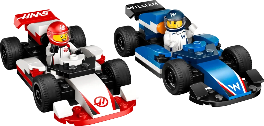 Конструктор LEGO City 60464 Болиды F1 Williams Racing и Haas F1