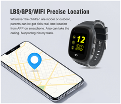 Детские умные часы Smart Baby Watch LT31E, голубой