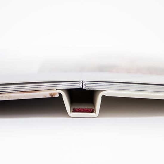 Photobook 15х15 eco-leather "Rosso"