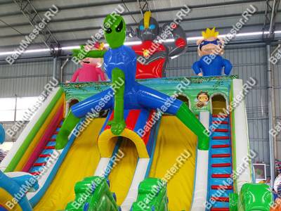 Коммерческий надувной батут "Маскарад" 14*7*6,5 м