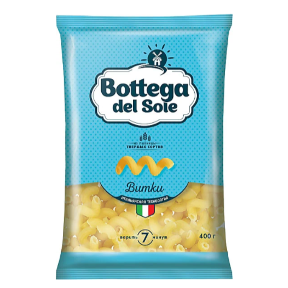 Макароны Bottega del Sote витки 400 гр