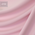 Пудрово-розовый полиэстеровый креп