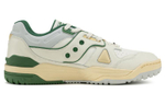 Saucony Cross 90 non-slip wear-resistant low-top sneakers for men and women with the same white and green