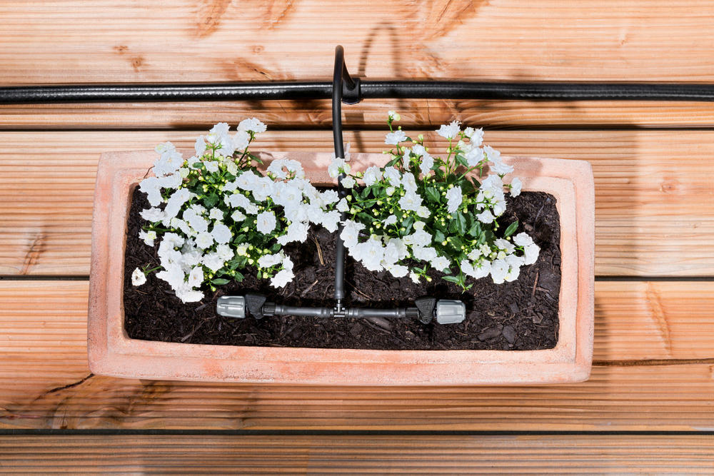 Система для полива цветов в горшках