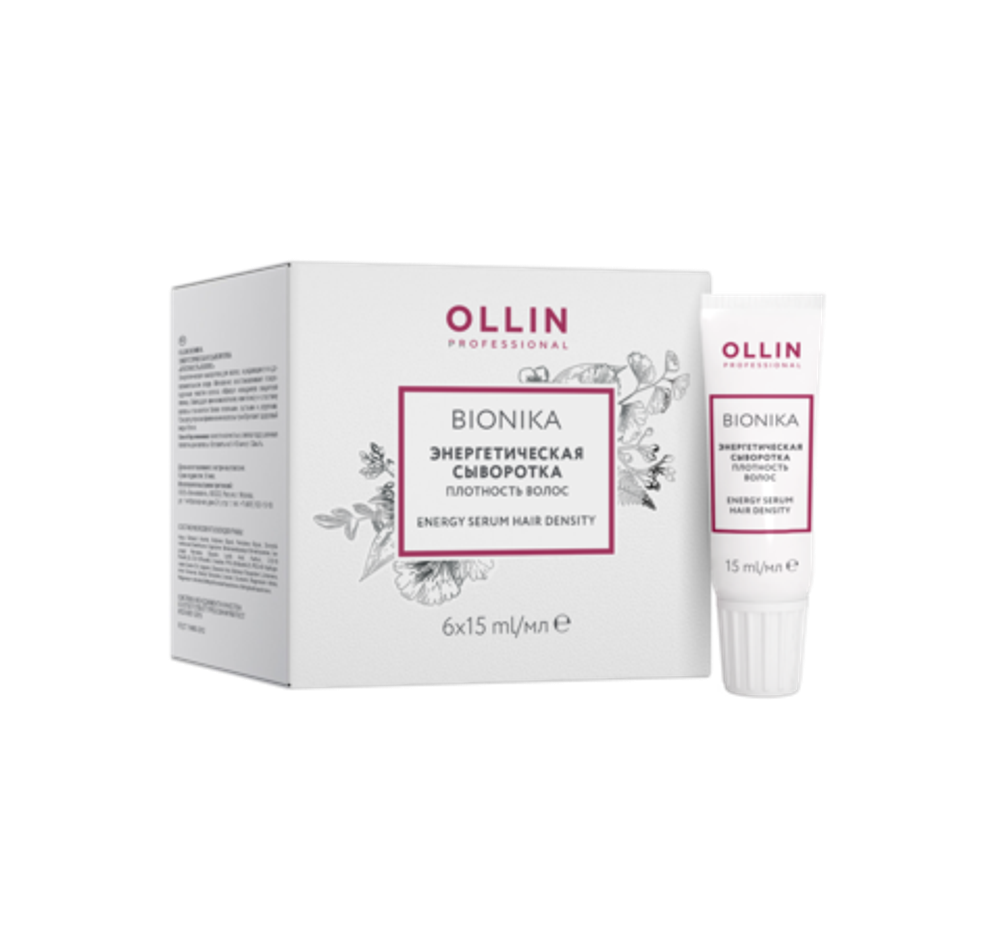 OLLIN Bionica Energy Serum Hair Density Энергетическая сыворотка плотность волос