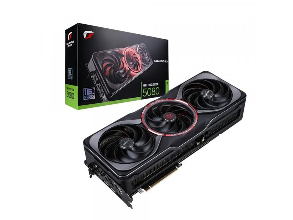 Видеокарта Colorful Nvidia GeForce RTX 5080 ADVANCED [RTX 5080 Advanced OC 16GB-V]