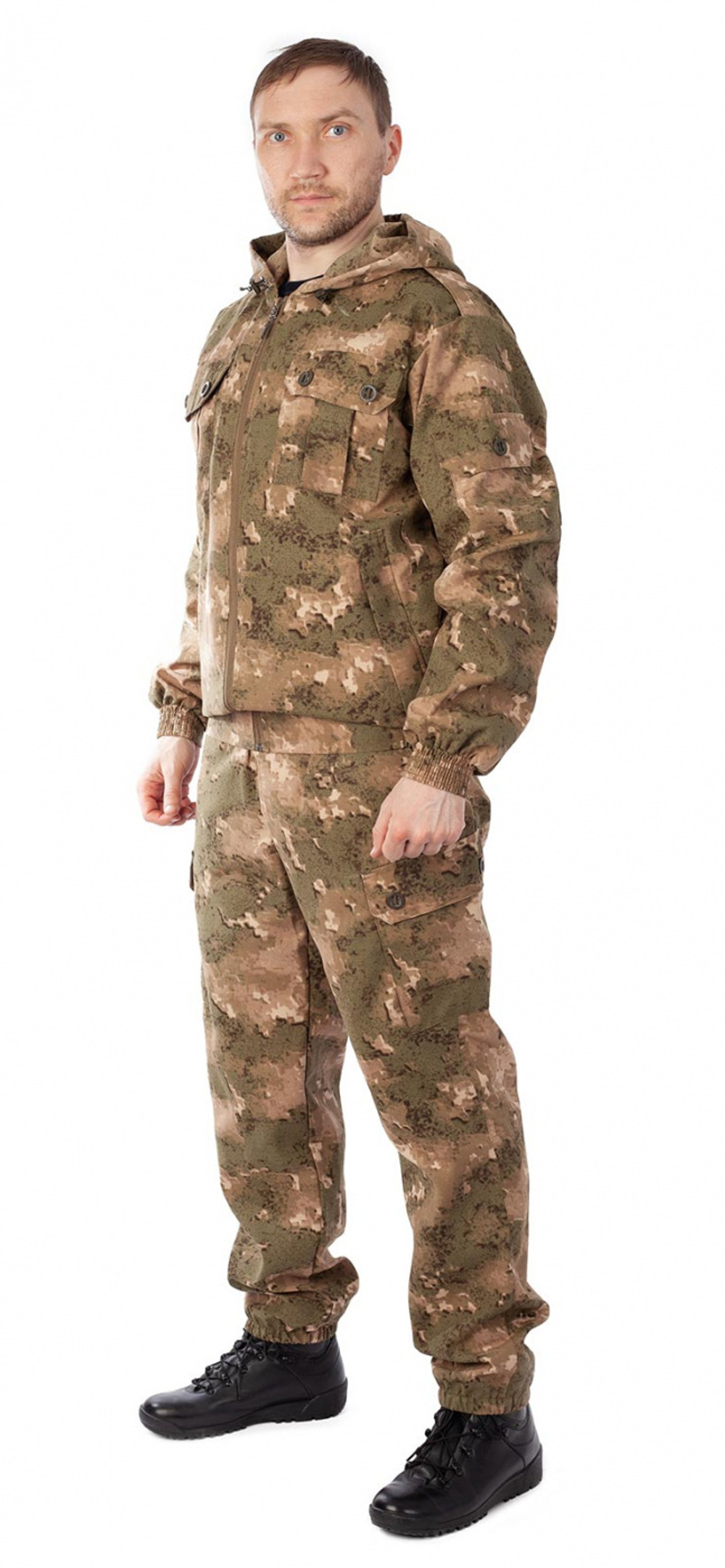 Летний мужской костюм Орион Спецназ (РипСтоп) Саванна