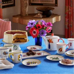 Spode Блюдо Kit Kemp Doodle 27x9,4 см на ножке