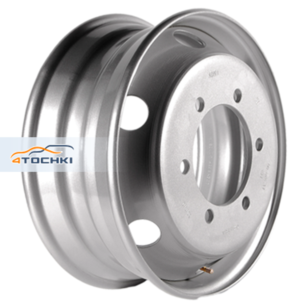 ZEPP 6x17,5/6x222,25 ET135 D164 Sil (YZ) (12 мм) Азия (HD72,78, HINO, ISUZU)