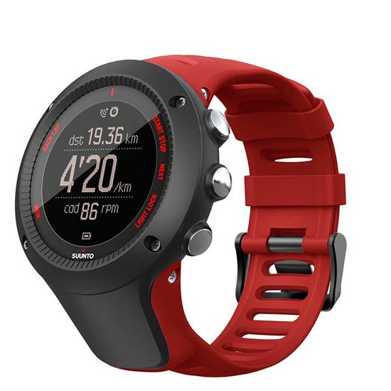 Ремешок для Suunto Ambit , Ambit 2, Ambit 3 силиконовый (Бордовый)