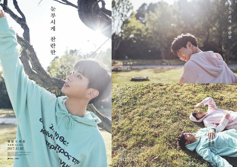 Альбом HYUNGSEOB X EUIWOONG - Glaringly Brilliantly 1st Single Album