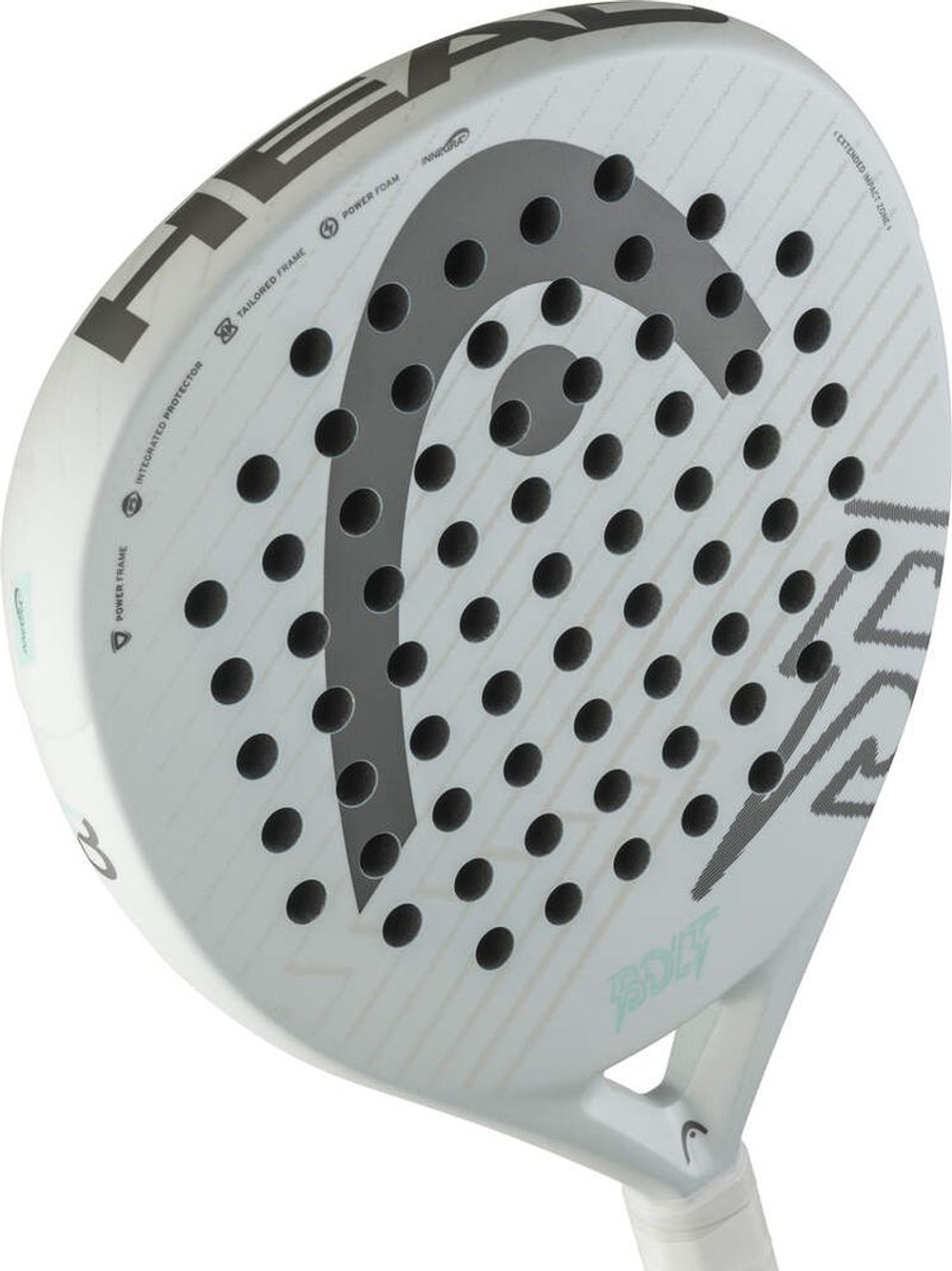 Ракетка для падел тенниса Head Bolt 2026 - white/grey