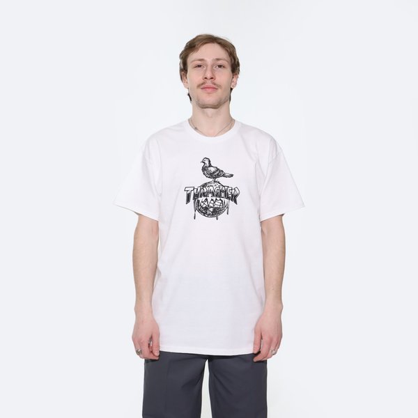 Футболка Thrasher Cover The Earth T-Shirt (white) артикул: - купить в магазине Дайс