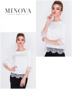 Блуза 1056-молочный Minova