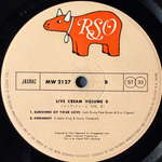 Cream – Live Cream Volume II (Япония 1975г.)