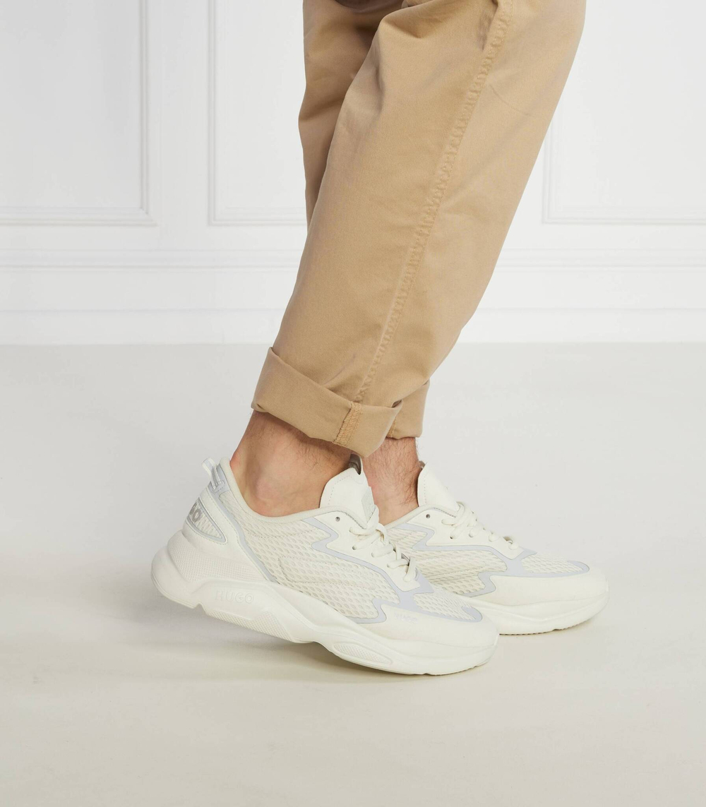 Кроссовки Leon_Runn_mfth HUGO - экрю(50498685)