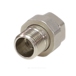 Соединитель латунь никель американка Ду 15 (1/2") прямой ВР/НР VALFEX VF.340.N.012